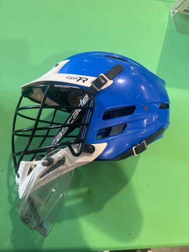 Blue Used Adult Goalie Cascade CPX-R Helmet (Size: OSFM)