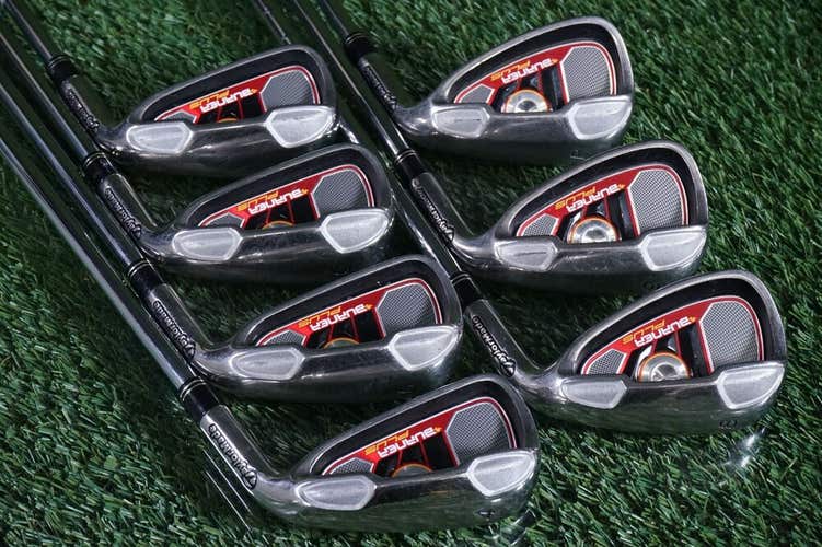 TAYLORMADE BURNER PLUS IRONS SET 4-P BURNER PLUS STIFF FLEX SHAFTS ~ L@@K!!