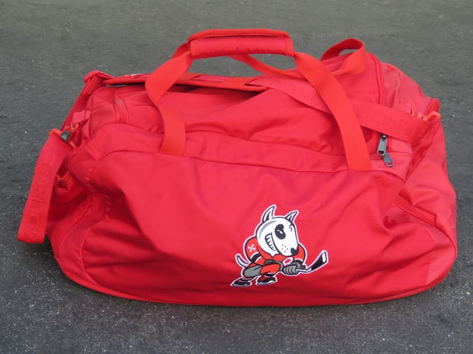 Under Amour Niagara IceDogs Pro Stock Hockey Team Equipment Travel Bag Duffel Size