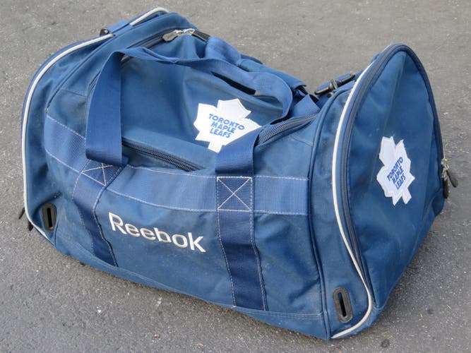 Reebok Toronto Maple Leafs NHL Pro Stock Hockey Team Equipment Travel Bag Duffel Size