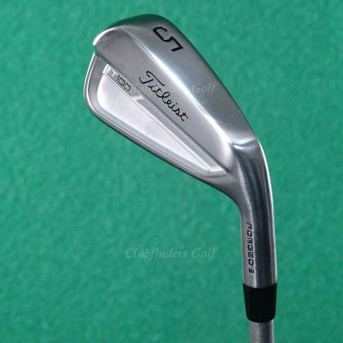 Titleist 2023 T100 Forged Single 5 Iron KBS Tour C-Taper 130 Steel Extra Stiff