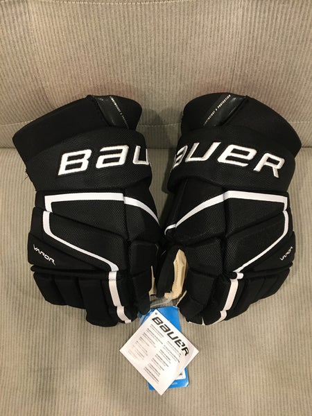 New! Bauer Vapor 3X Pro Hockey Gloves Black Senior Size 15”