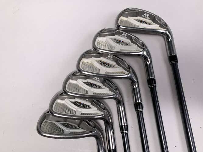 Cobra AMP Cell Silver Iron Set 7-PW+GW+SW 53g Senior Graphite Mens RH