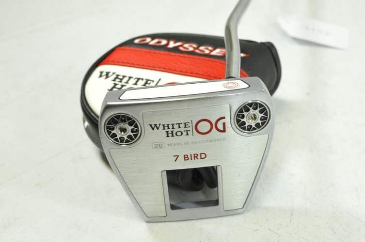 Odyssey White Hot OG 7 Bird 34" Putter Right Stroke Lab Steel # 179791