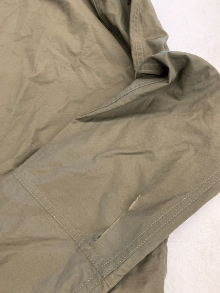 CUT - The North Face Rain Jacket Parka - Women's MD Green Hooded Full Zip