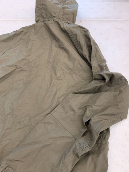 CUT - The North Face Rain Jacket Parka - Women's MD Green Hooded Full Zip