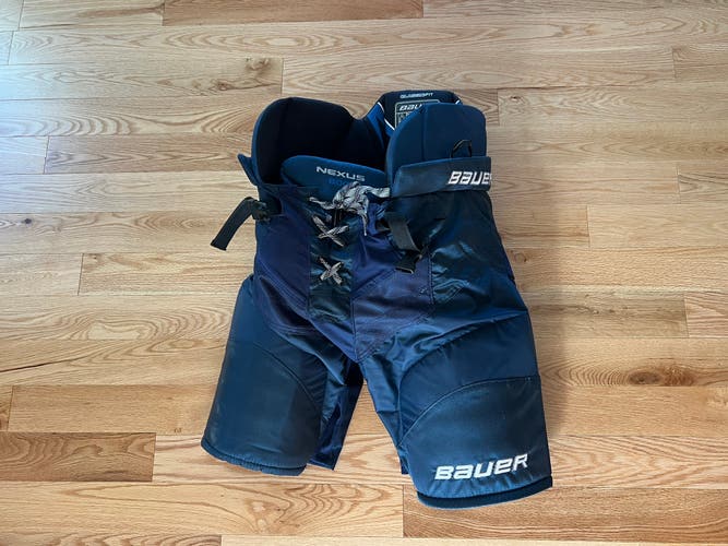 Like New Medium Bauer Nexus N8000 Hockey Pants Navy