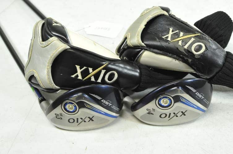 XXIO Nine 9 3 and 4 Hybrid Set Right Stiff Flex 53g DST Graphite # 179583