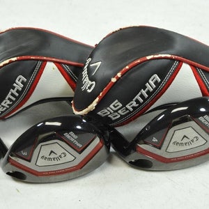 Callaway Big Bertha 2015 3 and 4 Hybrid Set RH Stiff Recoil F4 Graphite # 179594