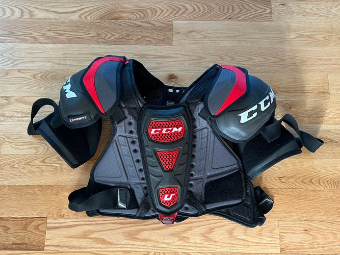 CCM U+ Crazy Strong Shoulder Pads Senior Large CL Light weight