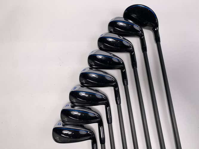 Cobra T-Rail 2021 Iron Set 4-PW+GW Ultralite 45g Lite Graphite Mens RH