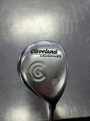 Used Cleveland Launcher 17 4 Wood Regular Flex Steel Shaft Fairway Woods