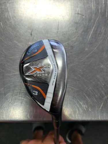 Used Callaway X2 Hot Pro Launch 65 S 3 Hybrid Extra Stiff Flex Graphite Shaft Hybrid Clubs