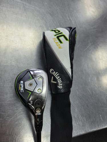 Used Callaway Epic Flash 3 Hybrid Stiff Flex Graphite Shaft Hybrid Clubs