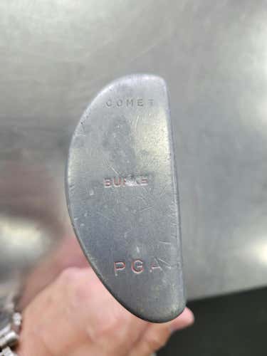 Used Vintage Burke Par It Wood Shafted Putter Mallet Putters