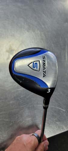 Used Strata 3 Wood 3 Wood Regular Flex Steel Shaft Fairway Woods