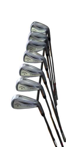 Used Callaway Apex Pro 4i-pw Stiff Flex Steel Shaft Iron Sets