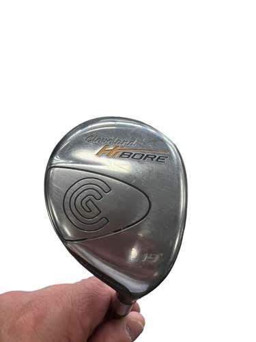 Used Cleveland Hibore 5 Hybrid Regular Flex Graphite Shaft Hybrid Clubs