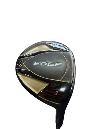 Used Callaway Edge 3 Wood Regular Flex Graphite Shaft Fairway Woods