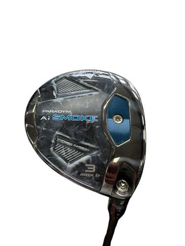 Used Callaway Paradym Ai Smoke Max D 3 Wood Senior Flex Graphite Shaft Fairway Woods