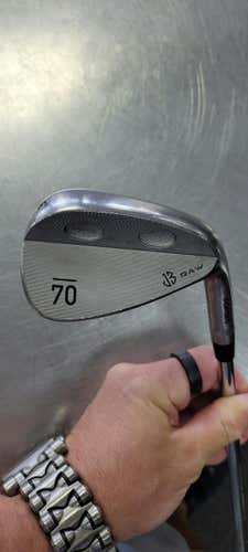 Used Sub 70 Jb Raw Forged Pitching Wedge Extra Stiff Flex Steel Shaft Wedges