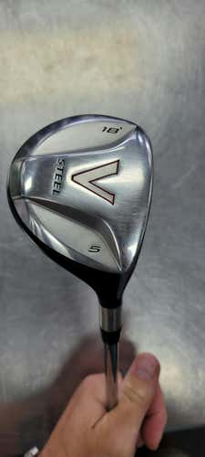 Used Taylormade V Steel 5 Wood Regular Flex Steel Shaft Fairway Woods