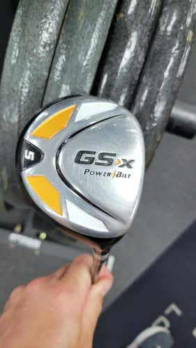 Used Powerbilt Gsx 5 Wood Regular Flex Graphite Shaft Fairway Woods