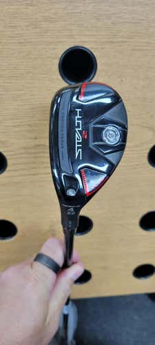 Used Taylormade Stealth 2 Plus 4 Hybrid Stiff Flex Graphite Shaft Hybrid Clubs