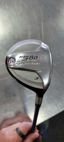 Used Taylormade R580 Xd 3 Wood Regular Flex Graphite Shaft Fairway Woods