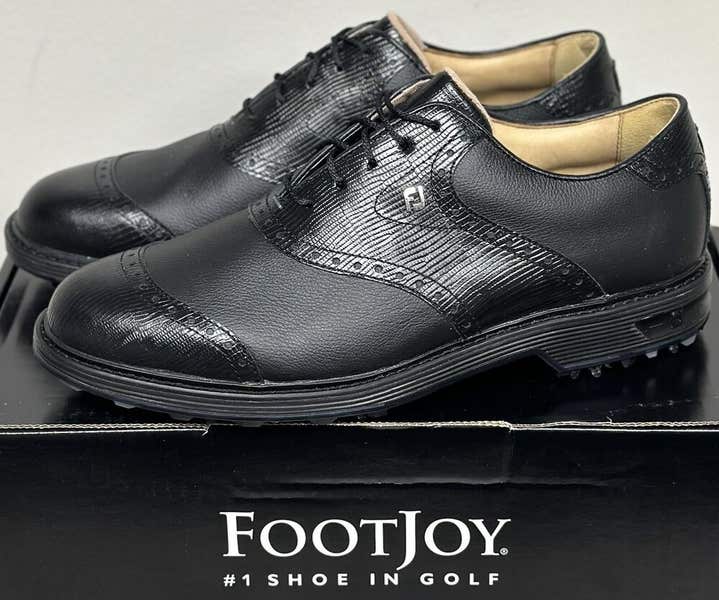 FootJoy DryJoys Premiere Wilcox Golf Shoes 54326 Black 9.5