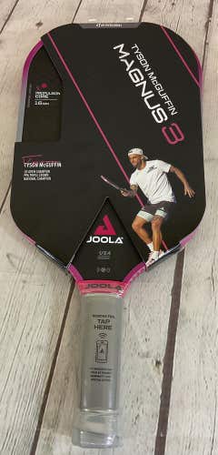 16MM Pickleball Paddle Joola Tyson McGuffin Magnus 3 Propulsion Core Pink Gray