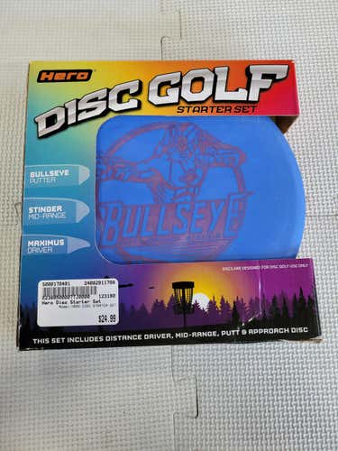 Used Hero Disc Starter Set Disc Golf - Open