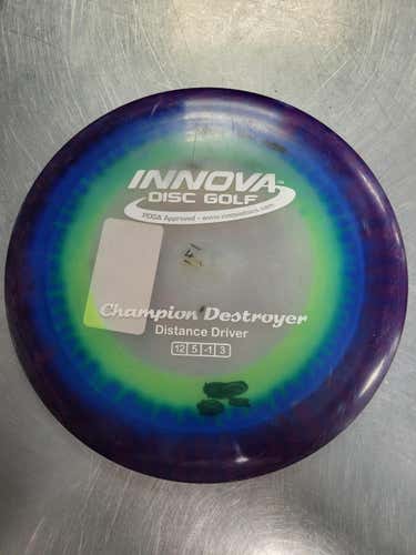 Used Innova Champion Destroyer Disc Golf Drivers