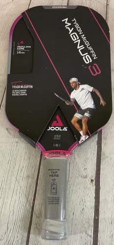 Tyson McGuffin Magnus 3 Joola Pink Gray Pickleball Paddle 16MM Propulsion Core