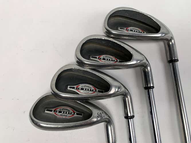 Callaway 2002 Big Bertha Iron Set 7-PW True Temper Dynamic Gold Lite Regular RH