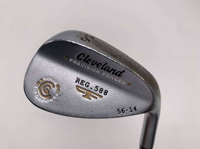 Cleveland 588 Satin 2012 56* 14 True Temper Tour Concept Wedge Steel Mens RH