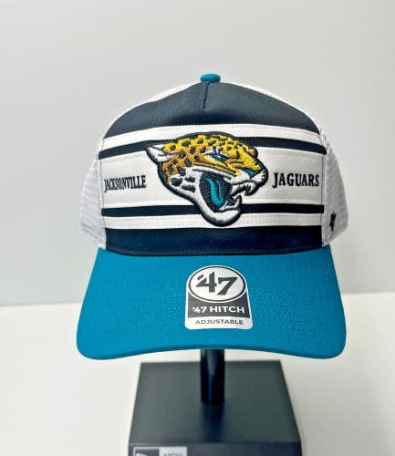 47 Brand Jacksonville Jaguars Gridiron Super Stripe '47 Hitch NFL Branded Hat