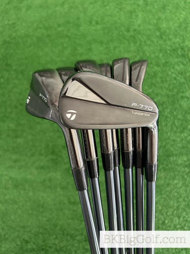 Taylormade P770 2024 Phantom Black Iron Set 4-P / Recoil F2 65 Senior Graphite