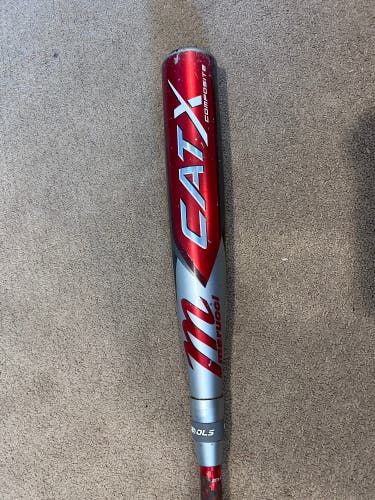 Used 2022 Marucci CAT X Composite USSSA Certified Bat (-5) Composite 26oz 31"