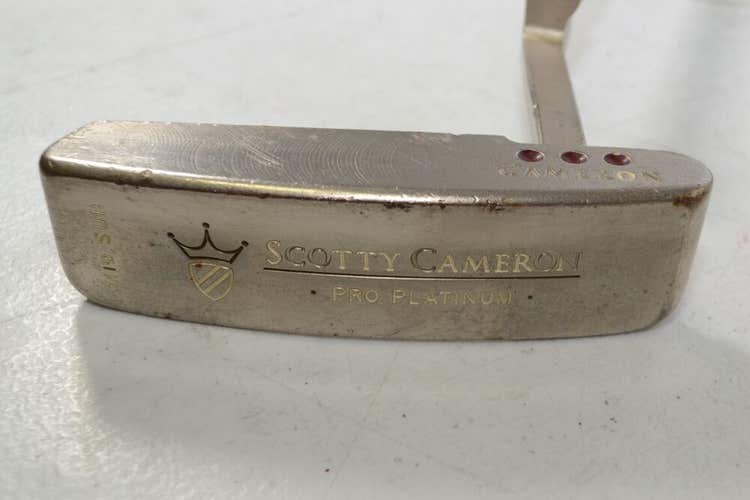 Titleist 2002 Scotty Cameron Pro Platinum Mid Sur 33" Putter RH Steel # 158527