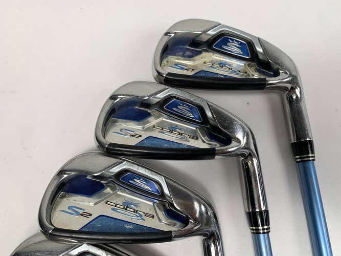 Cobra S2 Ladies Iron Set 5-PW+GW+SW Aldila DVS-2 50g Ladies Graphite Womens RH