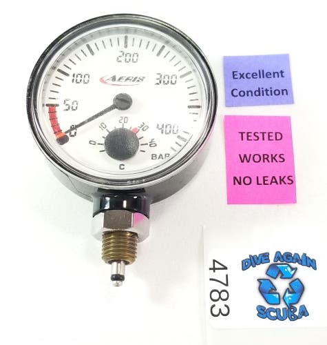 Aeris PRESSURE GAUGE SPG MODULE 450 BAR Scuba Dive Metric  EXCELLENT!      #4783