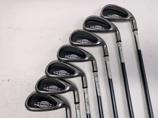 Callaway Big Bertha 2002 Iron Set 4-PW RCH 65i Ladies Graphite Womens RH