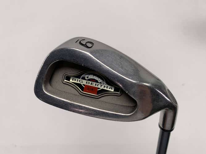 Callaway Big Bertha 1996 Single 9 Iron RCH 90 Senior Graphite Mens RH