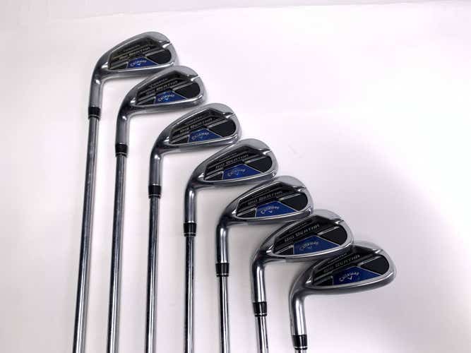 Callaway Big Bertha B21 Iron Set 5-PW+SW KBS Max 80g Regular Steel Mens LH