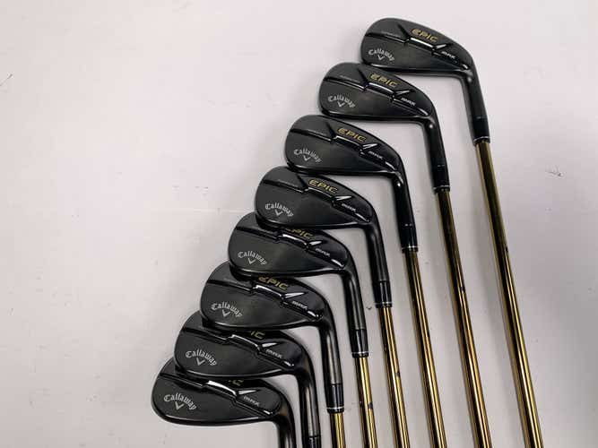 Callaway EPIC MAX Star Iron Set 5-PW+AW+GW UST Mamiya ATTAS Speed Series Reg RH