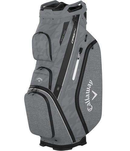 NEW Callaway Golf 2024 Org 14 Charcoal Hound/Heather Cart Golf Bag