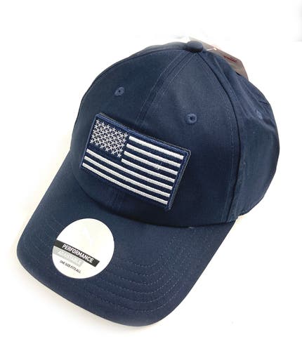 NEW Puma Volition Tactical Patch Navy Blue American Flag Adjustable Hat/Cap