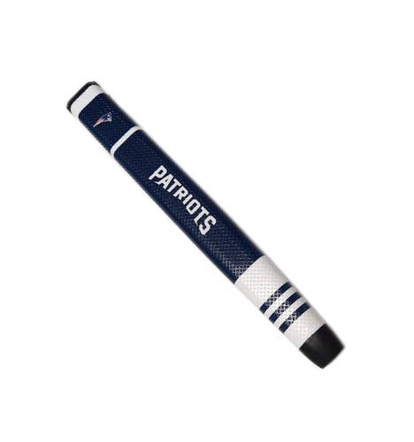 NEW Team Golf New England Patriots White/Navy Jumbo Putter Grip w/Marker