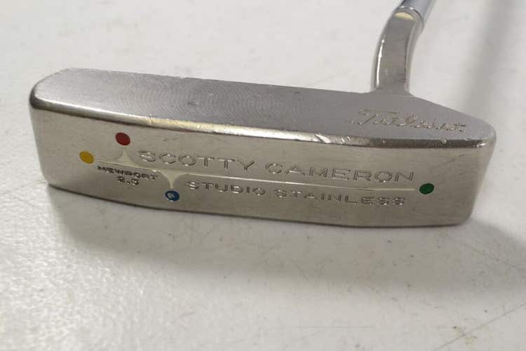 Titleist 2002 Scotty Cameron Studio Stainless Newport 2 34" Putter RH #170408